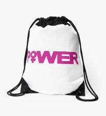 Girl Power Drawstring Bag