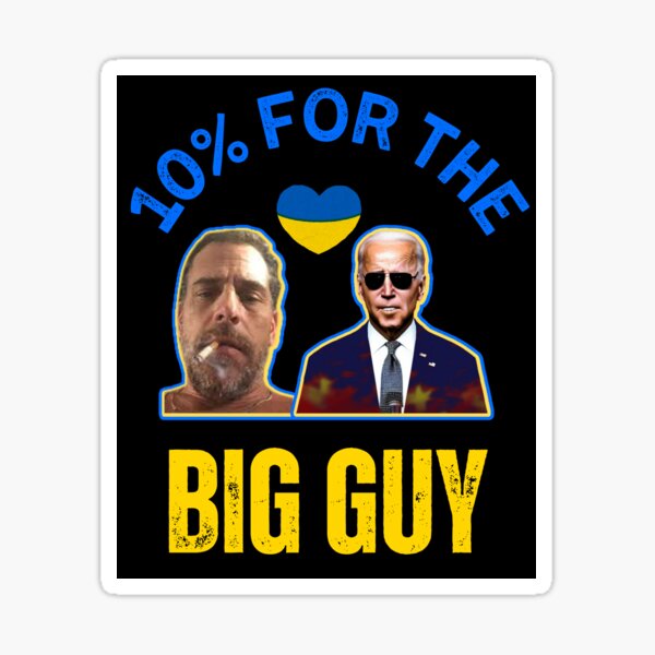 "10 Percent For The Big Guy " Sticker for Sale by WoodburyLake Redbubble