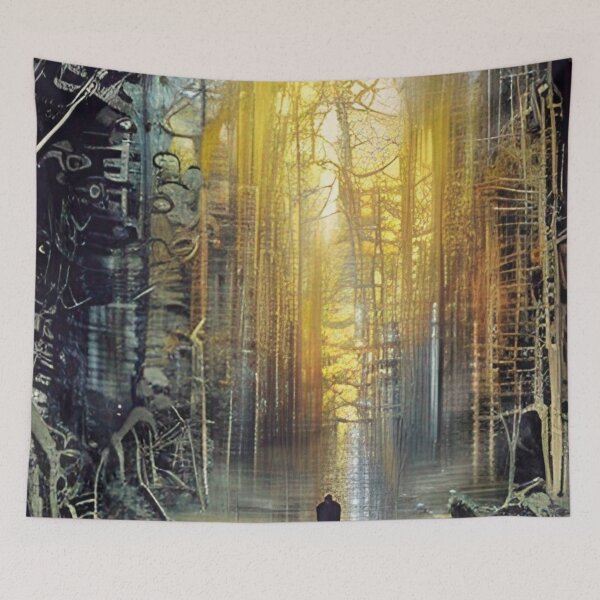 Item preview, sunlight in  a dark forest designed and sold by optimusprime39.