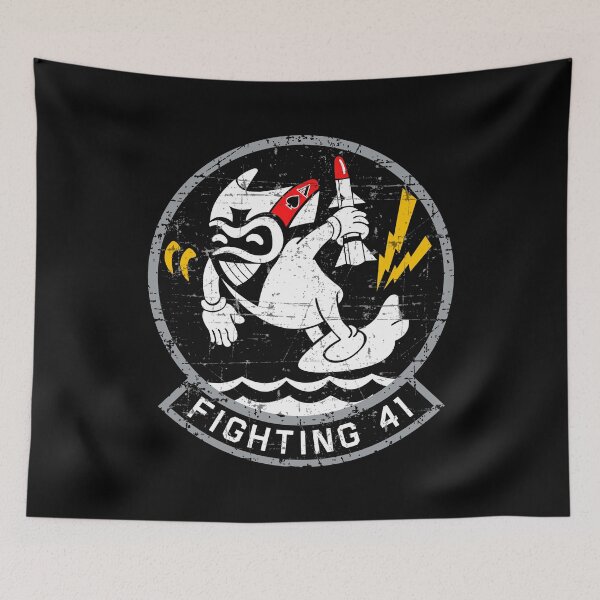 Item preview, USN VFA-41 Strike Fighter Squadron - Fighting 41 - Grunge Style designed and sold by pzd501.