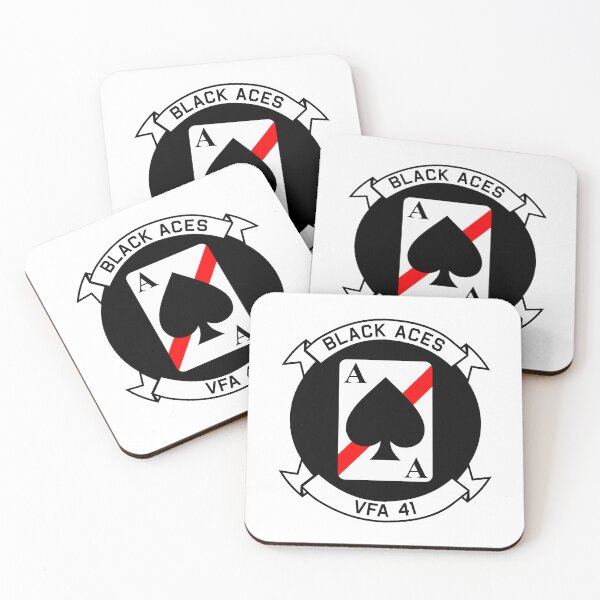 Item preview, USN VFA-41 Strike Fighter Squadron - Roundel Black Aces - Clean Style designed and sold by pzd501.