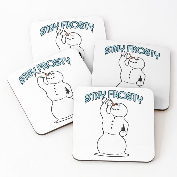 Item preview, Stay Frosty The Snowman - Winter Alcohol Drinking  designed and sold by MarkFiveDesign.