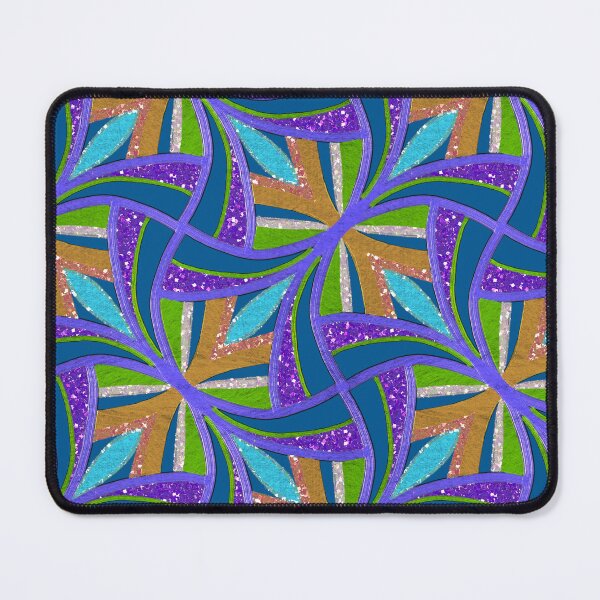 Item preview, Retro Glam pattern teal designed and sold by Jane Izzy Designs.