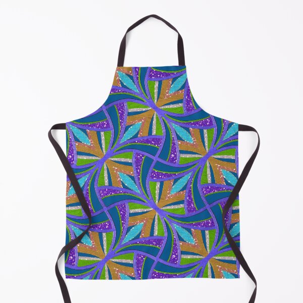 Item preview, Retro Glam pattern teal designed and sold by Jane Izzy Designs.