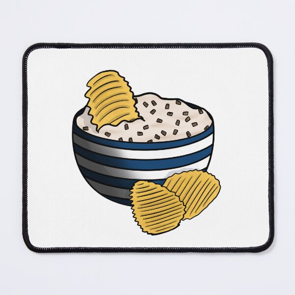 Item preview, Ruffly Potato Chips & Onion Dip designed and sold by honeybeepaper.