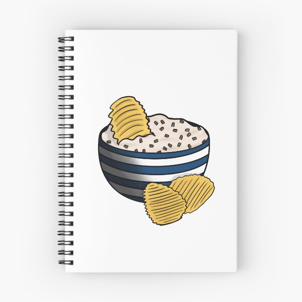 Item preview, Ruffly Potato Chips & Onion Dip designed and sold by honeybeepaper.