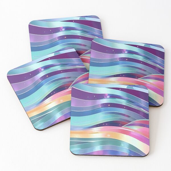 Item preview, Rainbow Colors Flowing Line/Wave Design/Pattern designed and sold by bandjdesigns.
