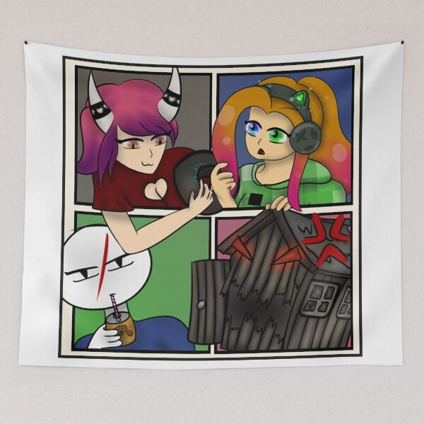Item preview, 4 Main Minecrafters of 04/08/2022 designed and sold by RoseaMoonwater.