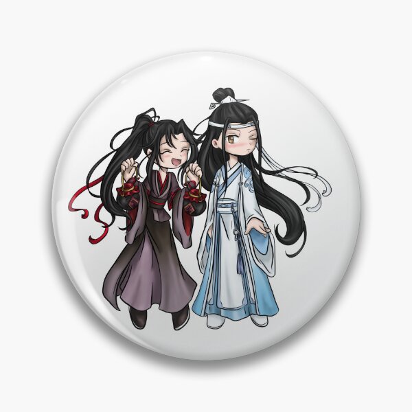 Item preview, Chibi Fan Art - Grandmaster of Demonic Cultivation - Wei Waixun and Lan Wangji  designed and sold by Official Legacy and Dameni Fan Art.