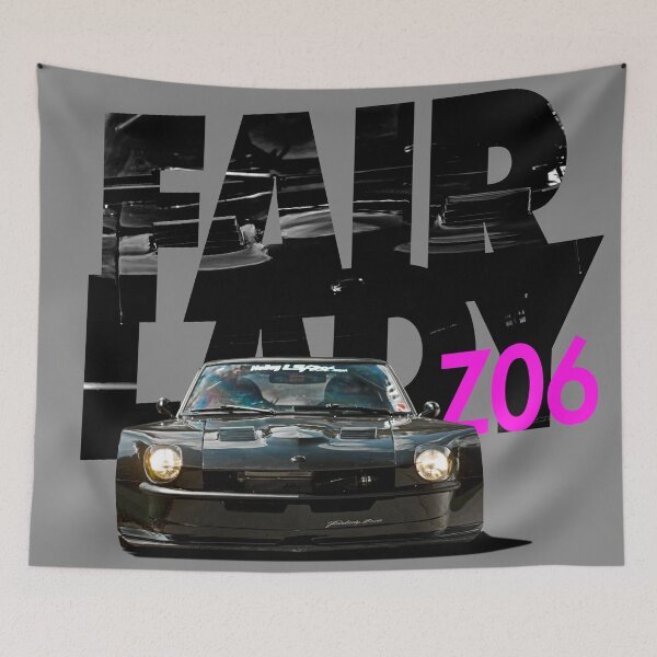 Item preview, THE V8 DATSUN - FAIRLADY Z06 - Black on Grey designed and sold by boltjesdesign.