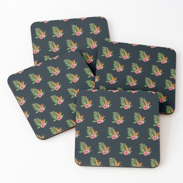 Item preview, tropical floral pattern designed and sold by potokomi.