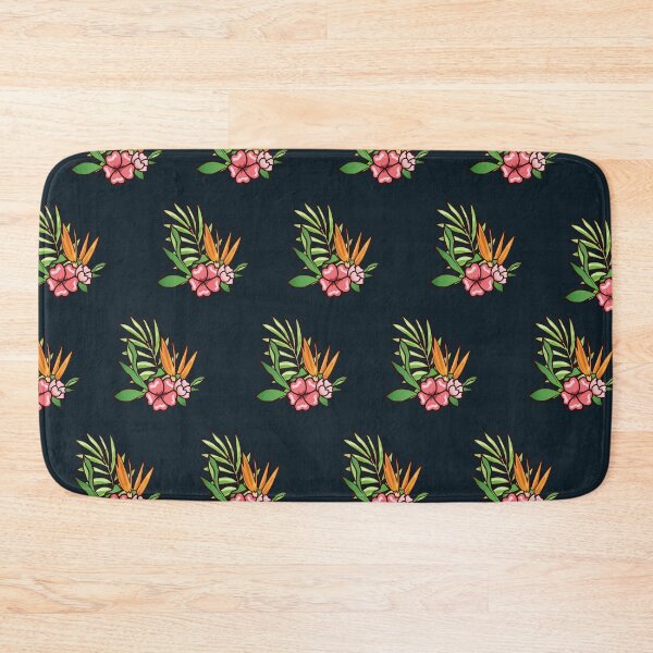 Item preview, tropical floral pattern designed and sold by potokomi.