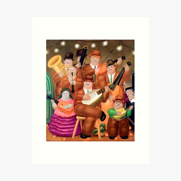 Los Musicos | Botero Art Print