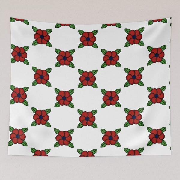 Item preview, Red Flower designed and sold by Wandcraft.
