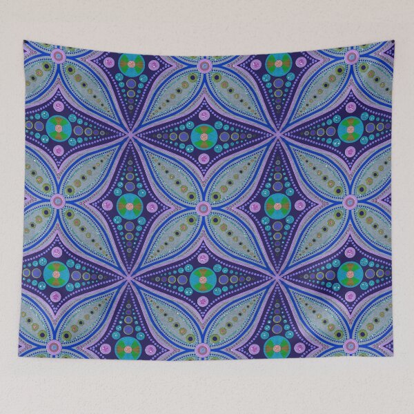 Item preview, Metallic Candy Dot Art Purple designed and sold by Jane Izzy Designs.