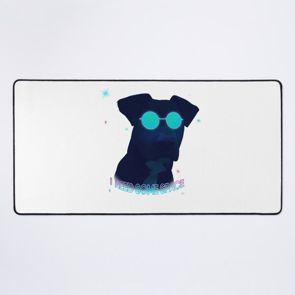 Item preview, I need some space A dog wearing neon glowing sunglasses designed and sold by shrolts.