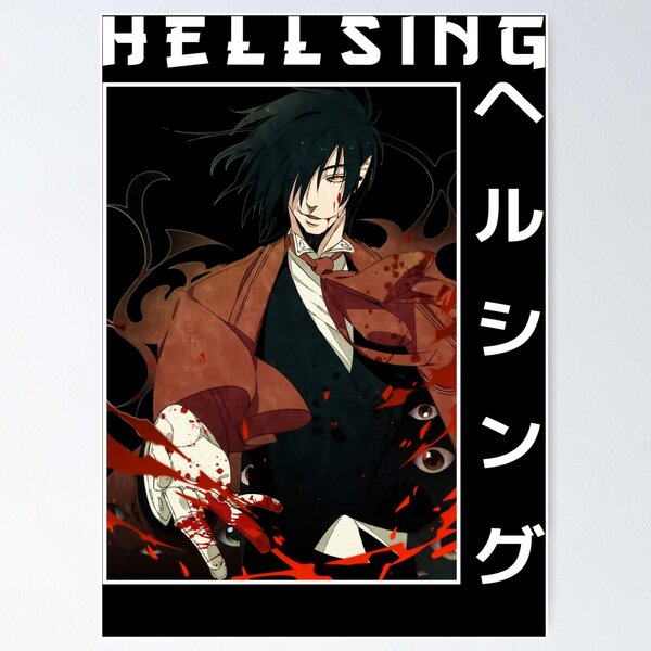 Alucard Hellsing Anime Art Manga Art Acrylic Painting 