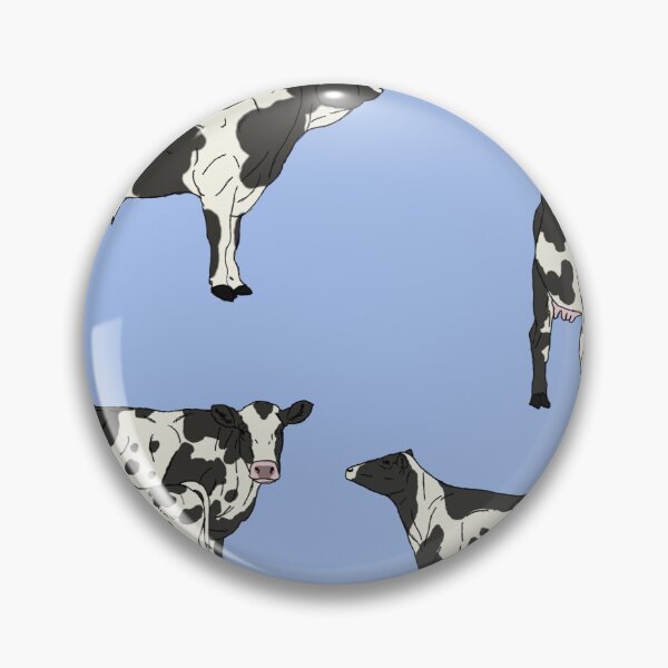 Item preview, Holstein Cows Pattern Blue designed and sold by Ashley Gagnon.