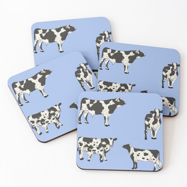 Item preview, Holstein Cows Pattern Blue designed and sold by Ashley Gagnon.