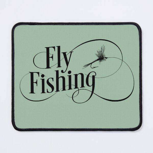 Item preview, Flyfishing text design designed and sold by Pixelmatrix.