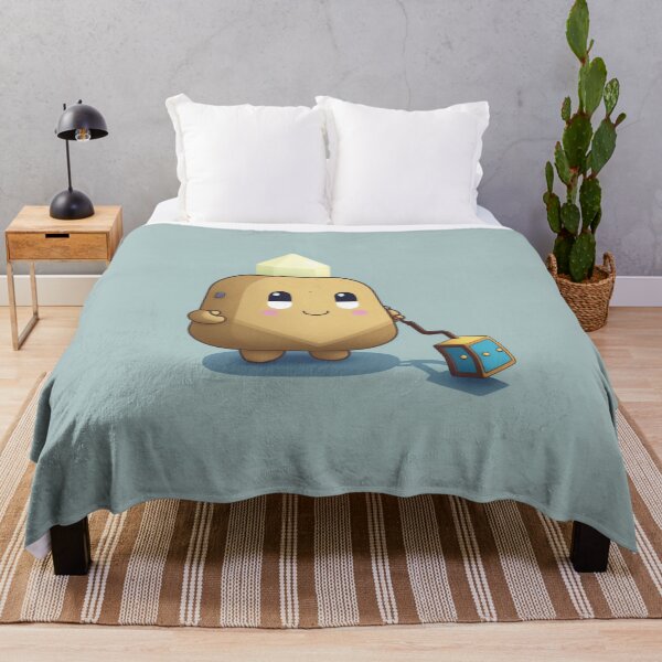 Item preview, cute Jewish potato holding a dreidel for Hanukkah designed and sold by lysabird.