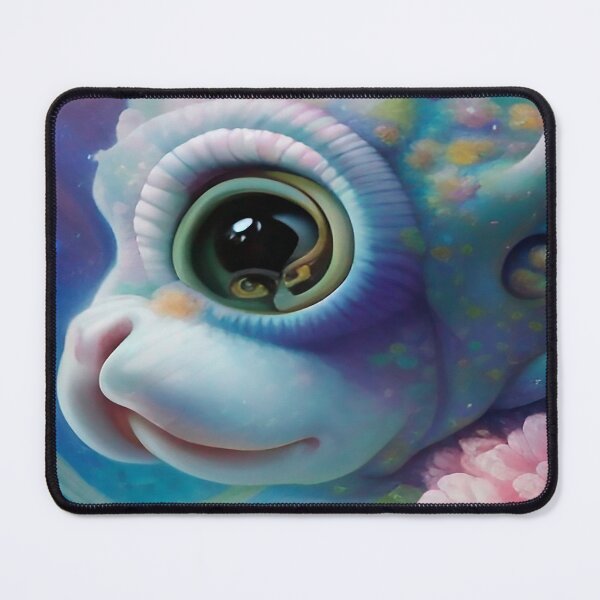 Item preview, Baby Calf Surrounded by Fantasy Floral and Big Eyes  designed and sold by deniselynnimage.