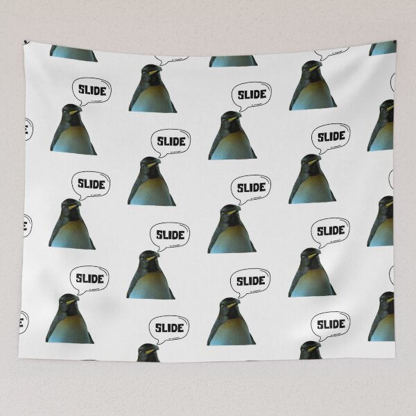 Item preview, Slide - Penguin Fight Club designed and sold by Sticker Up.