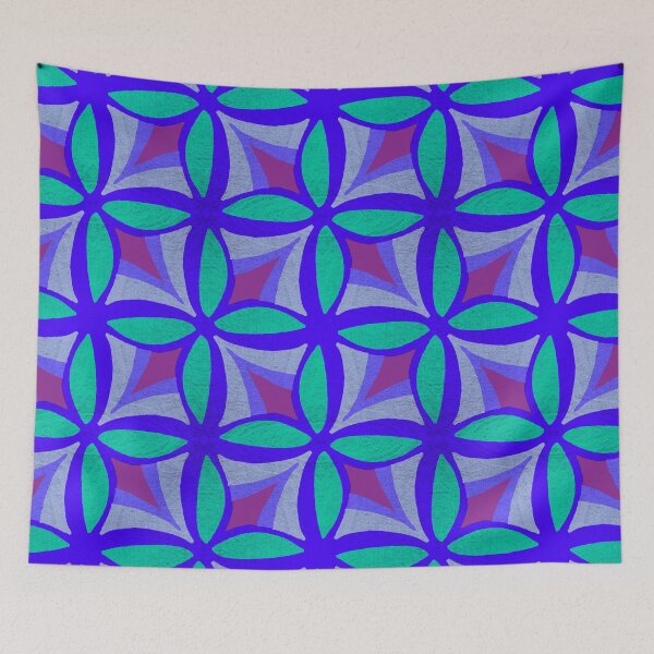 Item preview, Metallic Retro Geometric Pattern designed and sold by Jane Izzy Designs.