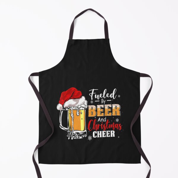 Item preview, Fueled By Beer And Christmas Cheer Funny Xmas Drinker Beer T-Shirt designed and sold by Bobby-Bancel.