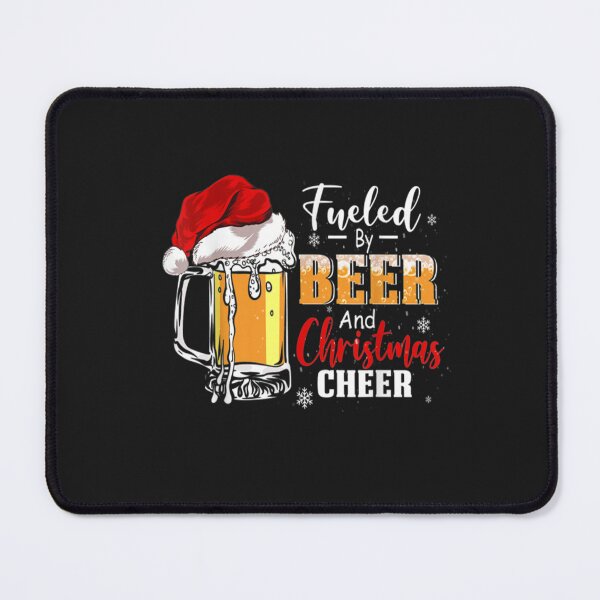 Item preview, Fueled By Beer And Christmas Cheer Funny Xmas Drinker Beer T-Shirt designed and sold by Bobby-Bancel.