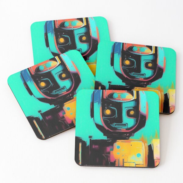 Item preview, Hip Pop Art Robot designed and sold by CattlettArt.