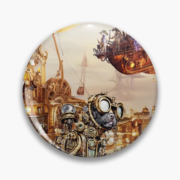 Item preview, Cyber dog in pirate ship and sky pirates designed and sold by felissimha.