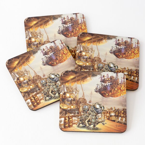 Item preview, Cyber dog in pirate ship and sky pirates designed and sold by felissimha.