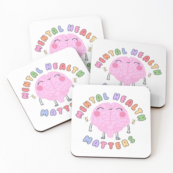 Item preview, Mental Health Matters (Brain Character) designed and sold by crystaldraws.