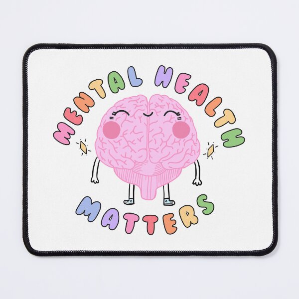 Item preview, Mental Health Matters (Brain Character) designed and sold by crystaldraws.
