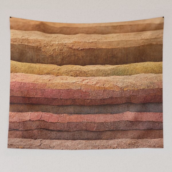 Item preview, Abstract Textured Desert Sandstone Layers designed and sold by Beholder Images.