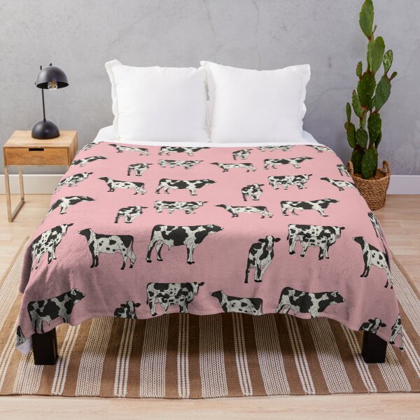 Item preview, Holstein Cows Pattern Pink designed and sold by Ashley Gagnon.