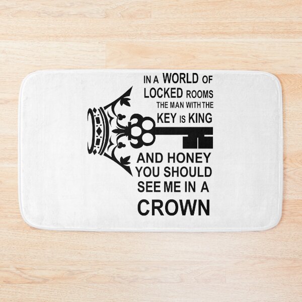 Item preview, The Key Is King Quote (Black Version) designed and sold by armanmaulanaart.
