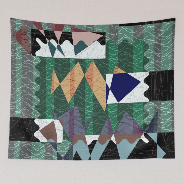Item preview, abstract sea designed and sold by tangerinedusk.