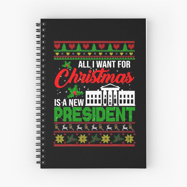 Item preview, All I Want For Christmas Is A New President Xmas Sweater designed and sold by JackSadowski.