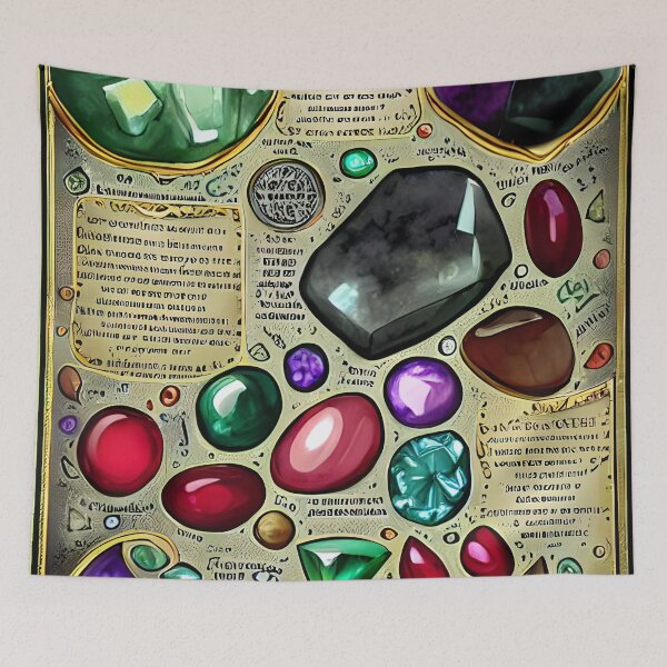 Item preview, Gemstone Illustration designed and sold by MixinMadness.