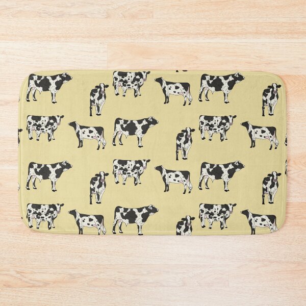 Item preview, Holstein Cows Pattern Yellow designed and sold by Ashley Gagnon.