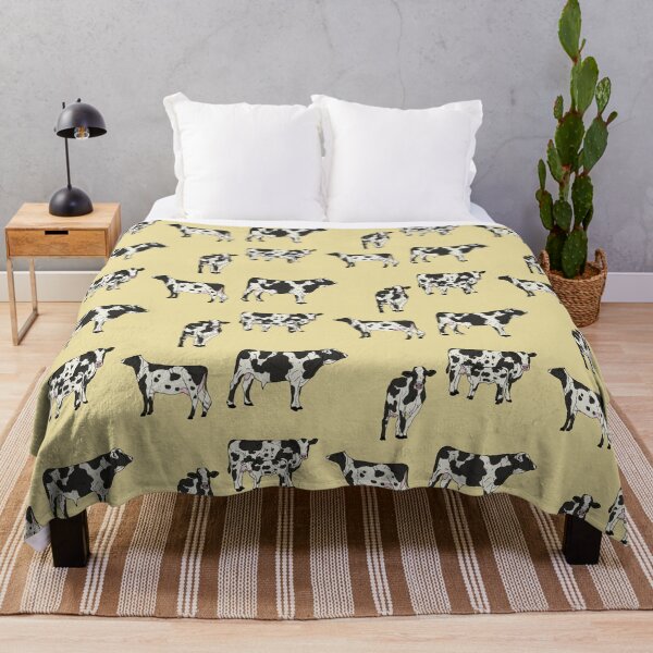 Item preview, Holstein Cows Pattern Yellow designed and sold by Ashley Gagnon.