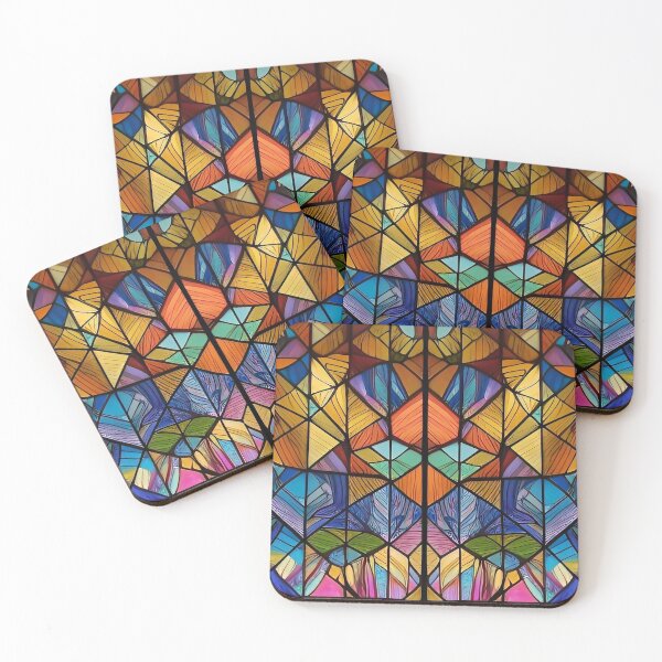 Item preview, Colorful Heavenly Stained Glass designed and sold by CattlettArt.
