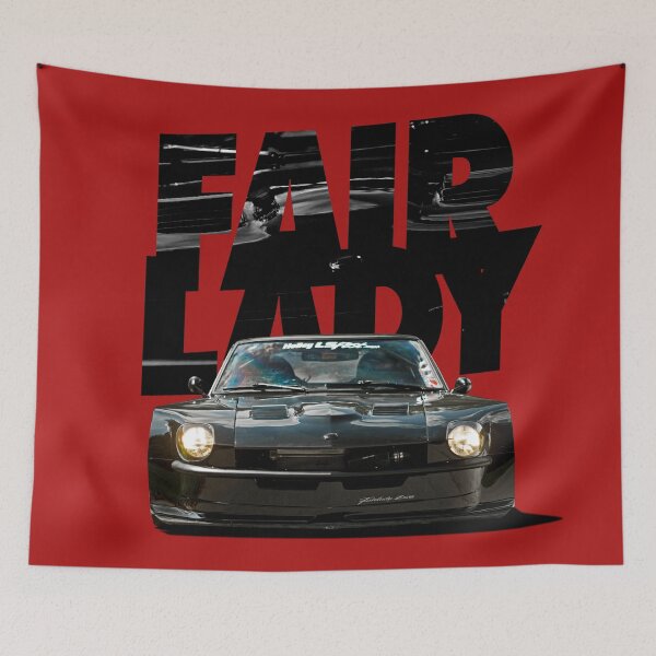 Item preview, THE V8 DATSUN - FAIRLADY Z06 - Black on Red designed and sold by boltjesdesign.