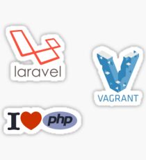 laravel php vagrant set Sticker