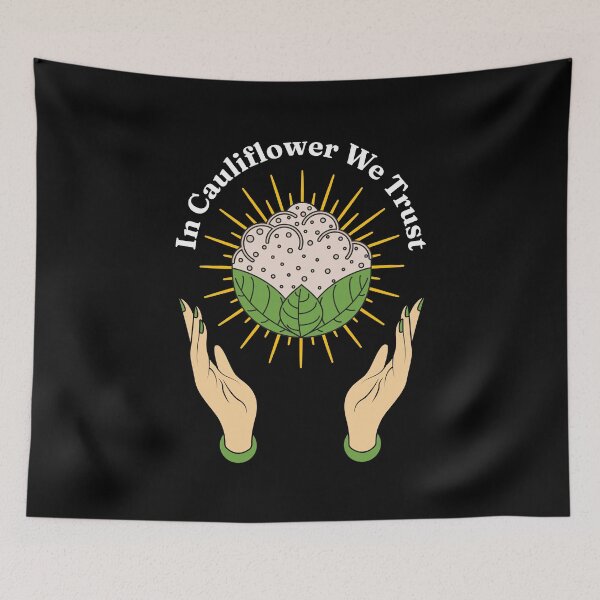Item preview, In Cauliflower We Trust - Eat More Green Vegetables Lover designed and sold by Millusti.