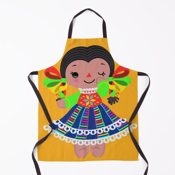 Item preview, Mexican doll with colorful dress designed and sold by TUNARTE.