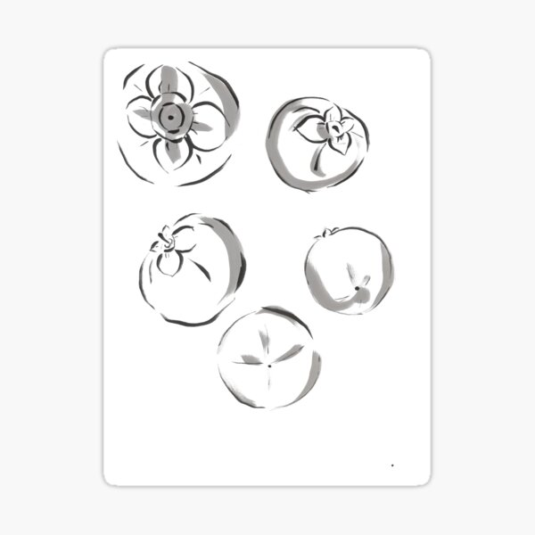 Aperçu de l'œuvre Motif sumie kaki créée et vendue par StudioMasha.