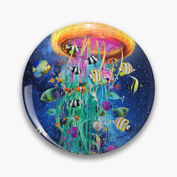 Item preview, Space Jellyfish Rising No.2 designed and sold by DavidLoblaw.